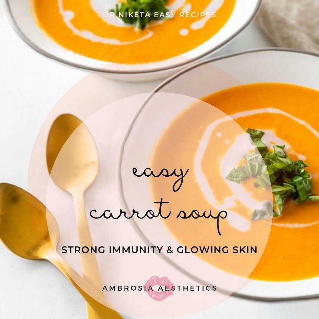 easy pumpkin soup for glowing skin