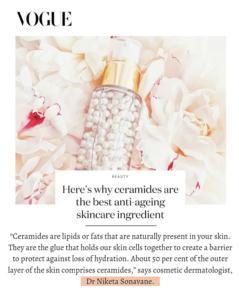 Vogue interviews Dermatologist Dr. Niketa Sonavane, Ambrosia Aesthetics